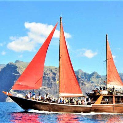 Neptuno Tenerife Boat Trip to Los Gigantes form North and South (1) - Bootsvermietung in Los Cristianos Teneriffa