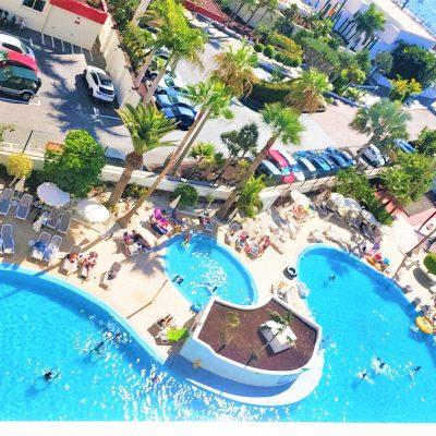 Hotel Palm Beach Pool View next to Playa de Troya