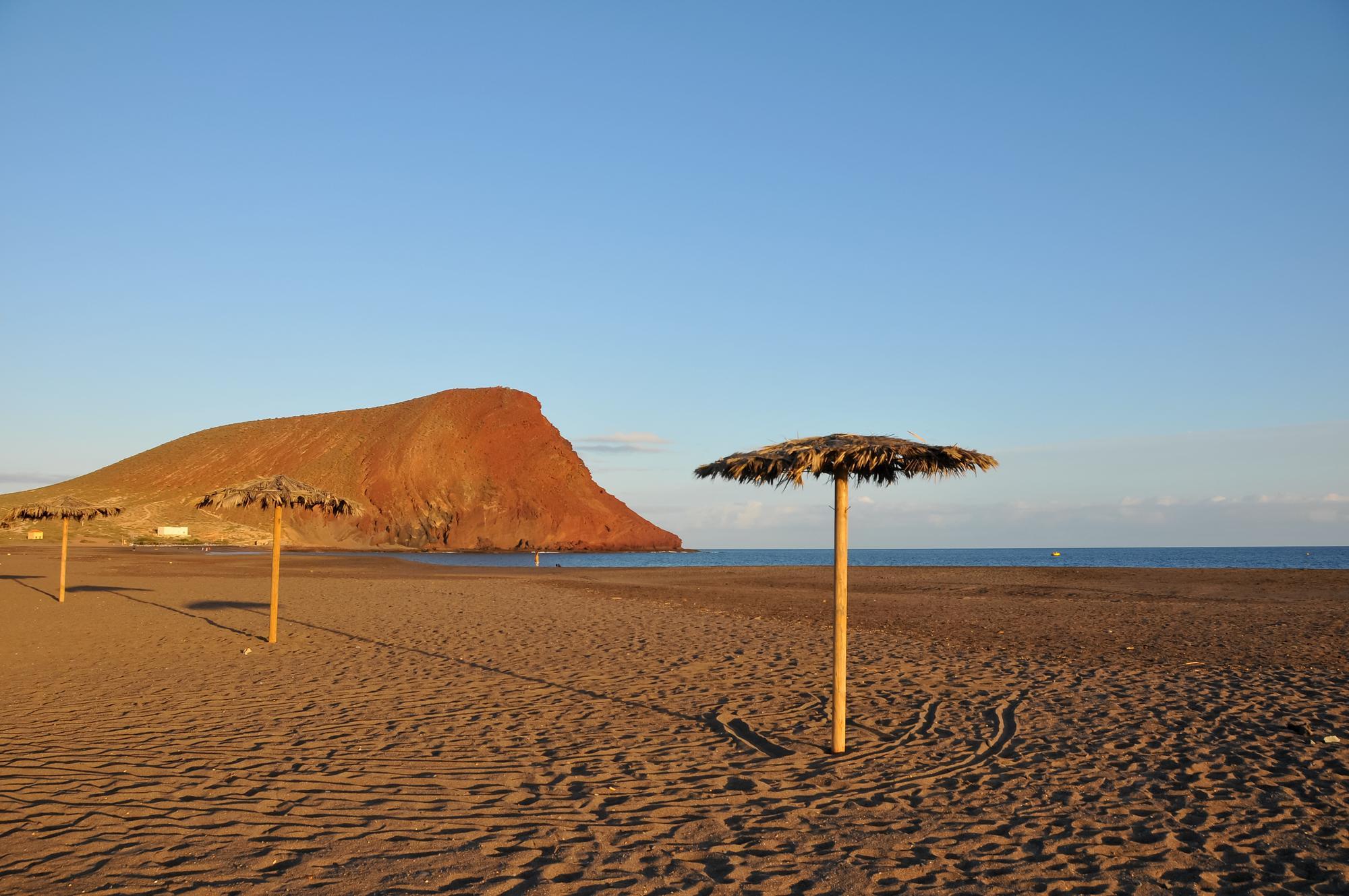 Tejita beach next to el medano tenerife south