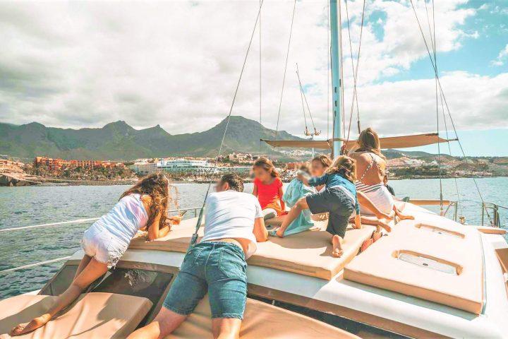 Rummelig katamaran charter i Tenerife Syd for op til 11 personer - 13521  