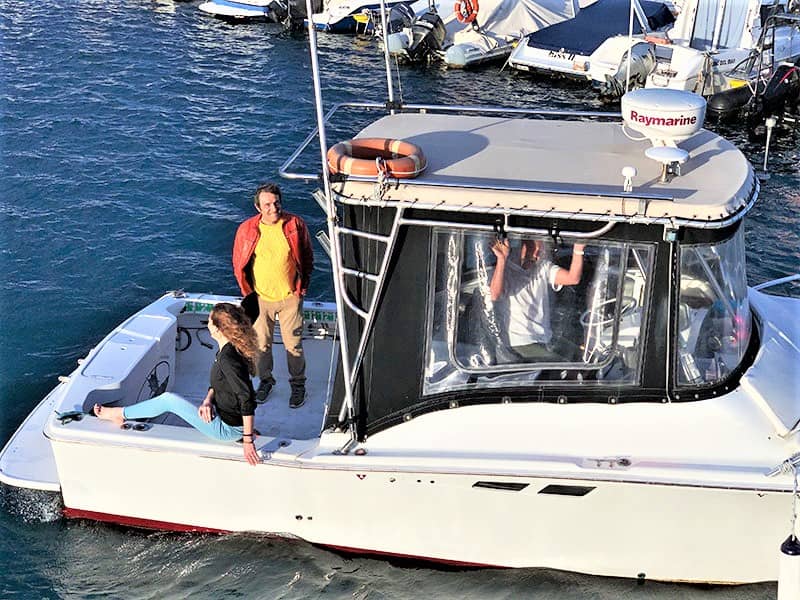 Tenerife Boat and Fishing Charter no license required Las Galletas Harbour