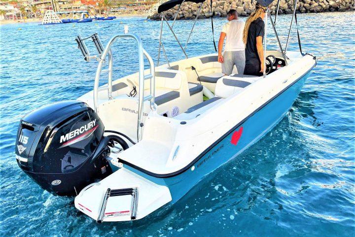 Boat hire without skipper in Tenerife South with Bayliner E18 - 12594  