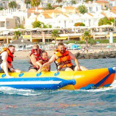banana boat tenerife ride - Spännande Banana Boat + Fly Fish Ride Paket i Teneriffa