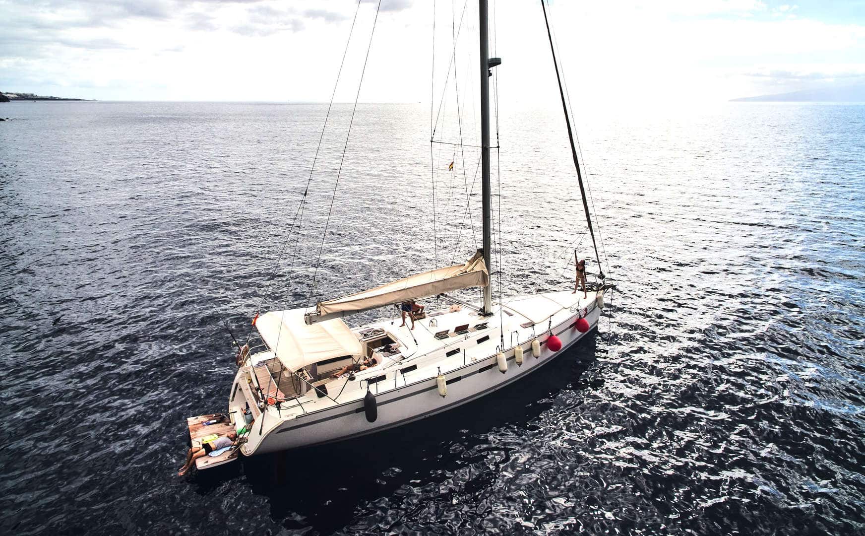 Zeilboottocht met vertrek uit Golf del Sur