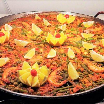 los-gigantes motor-boat-charter-tenerife (21) el puertito de adeje bay boat charter private serving paella