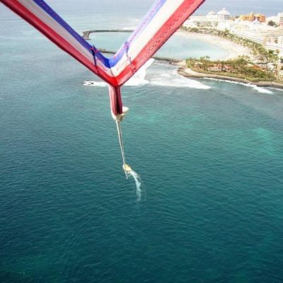 			Parascending in Tenerife South - Find out about the best water sports in Puerto Colón and how to hire them
