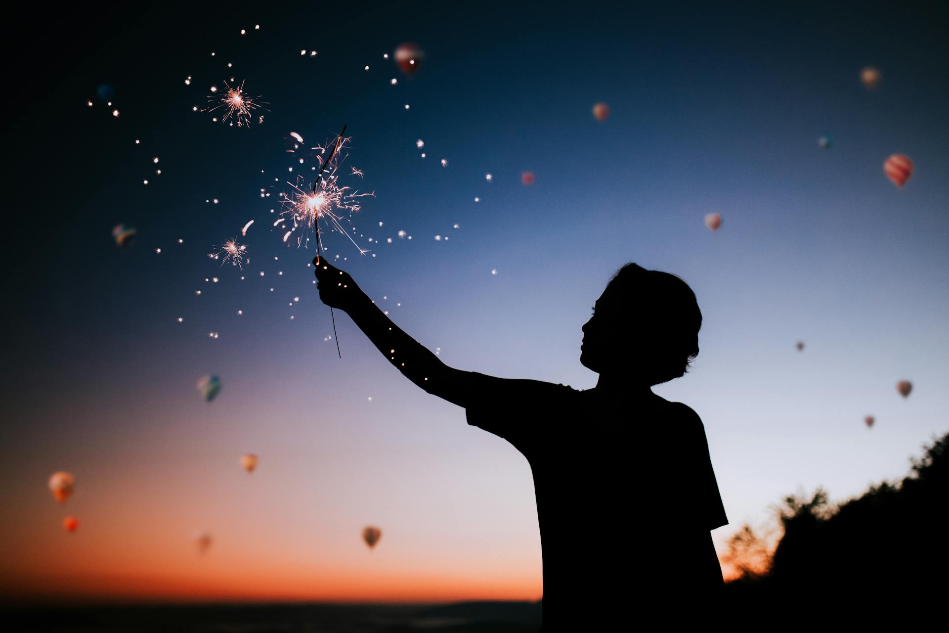 New Year's Eve celebration in Fuerteventura children