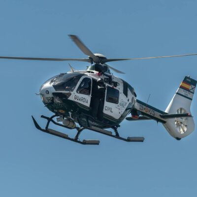 Guardia Civil Helicopter - Police in Lanzarote: Tourist Safety, Emergency Contacts and How Law Enforcement Works