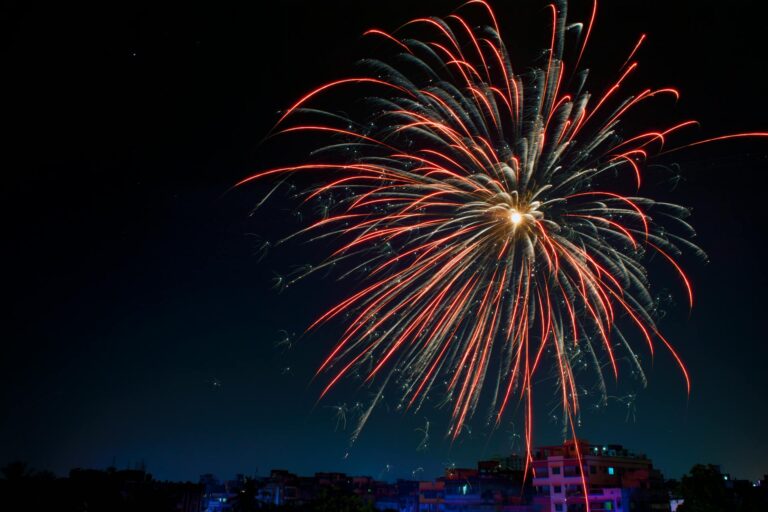New Year's Eve celebration in Fuerteventura firework