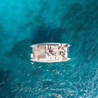 private catamaran in Costa Adeje Kalima - Pronájem prostorného katamaránu na Tenerife South až pro 11 osob