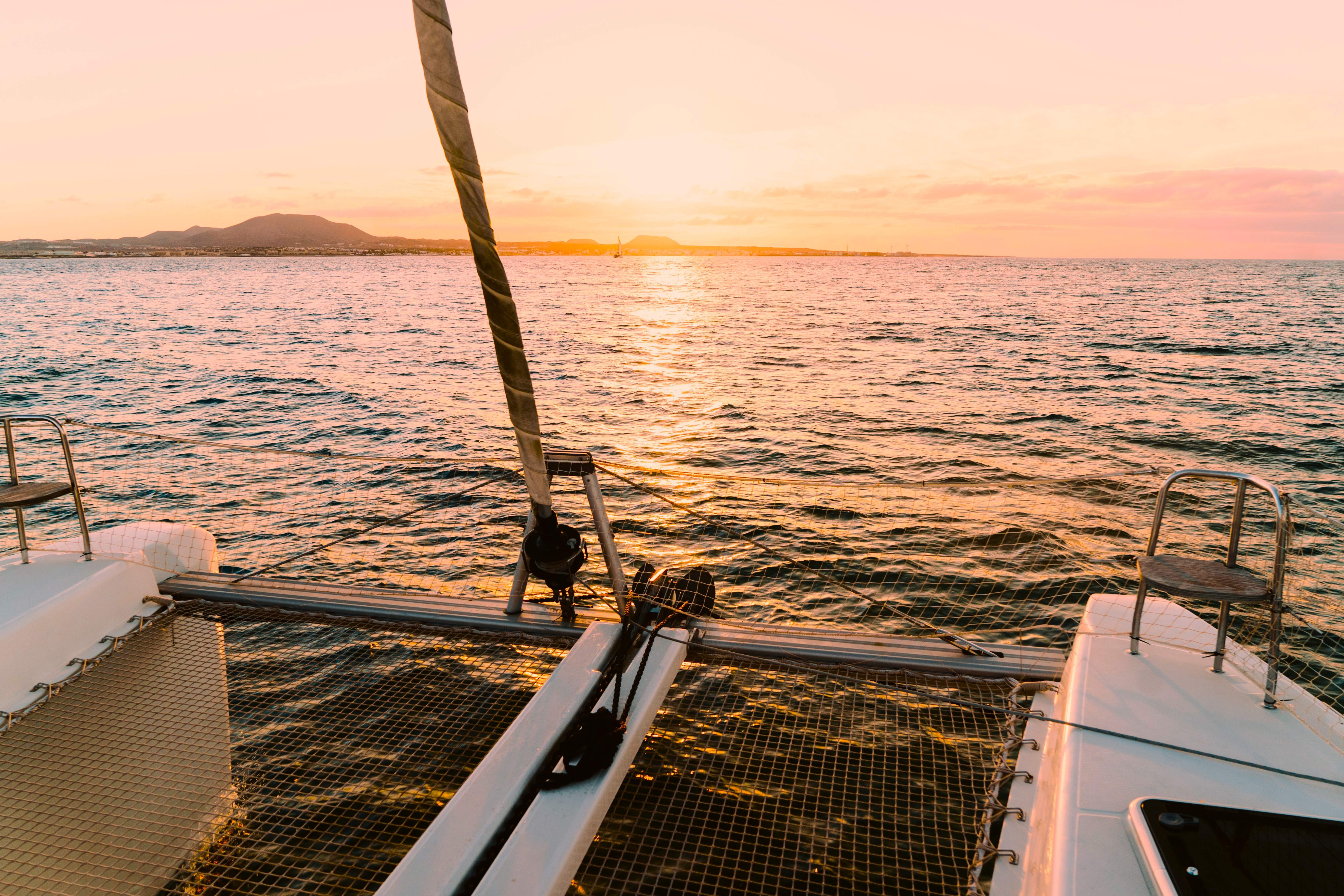 sunset boat charter in Costa Adeje